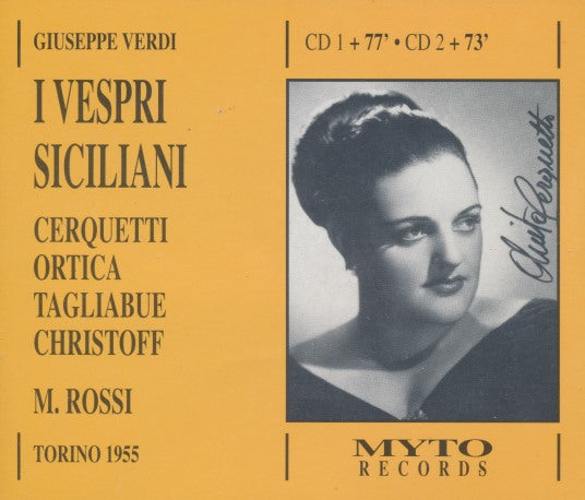Giuseppe Verdi: I Vespri Siciliani 2-Disc Set