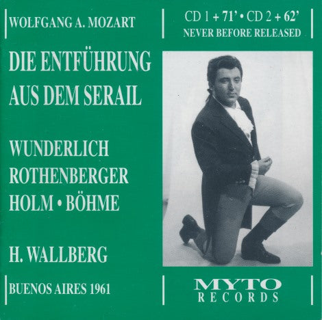 Wolfgang A. Mozart: Die Entfuhrung Aus Dem Serail 2-Disc Set