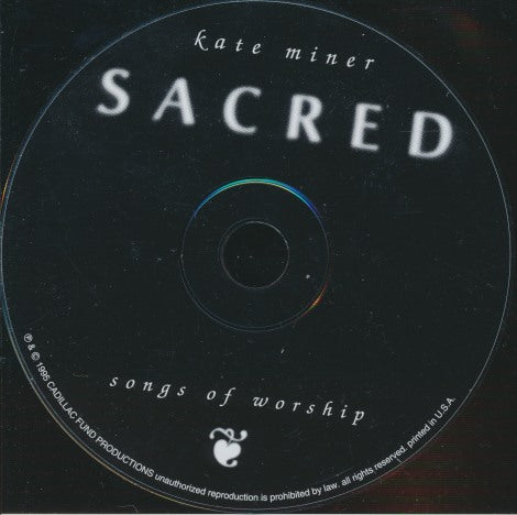 Kate Miner: Sacred w/ Back Artwork
