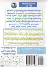 Raymond E. Brown: The Churches Paul Left Behind 4-Disc Set