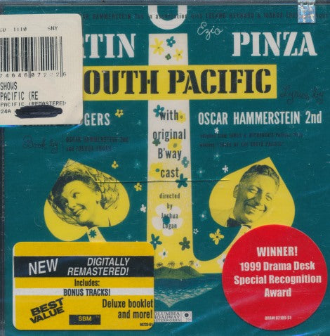 South Pacific: Original Broadway Cast Recording Remastered w/ Cracked Case