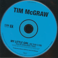 Tim McGraw: My Little Girl Promo w/ Back Artwork