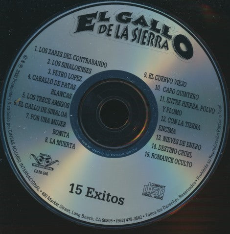 El Gallo De La Sierra: 15 Exitos w/ No Artwork