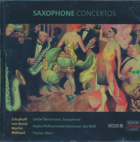 Detlef Bensmann: Saxophone Concertos w/ Saw Mark