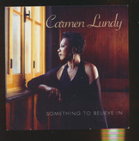Carmen Lundy: Something To Believe In Promo w/ Front Artwork