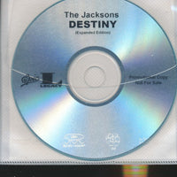 The Jacksons: Destiny (Expanded Edition) Advance Promo w/ Front Artwork