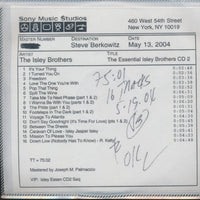 The Isley Brothers: The Essential Isley Brothers 2-Disc Set Promo w/ Front Artwork