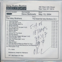 The Isley Brothers: The Essential Isley Brothers 2-Disc Set Promo w/ Front Artwork