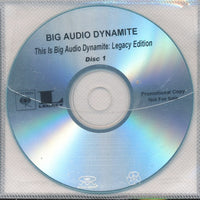 Big Audio Dynamite: This Is Big Audio Dynamite: Legacy Edition Vol. 1 Promo w/ Front Artwork