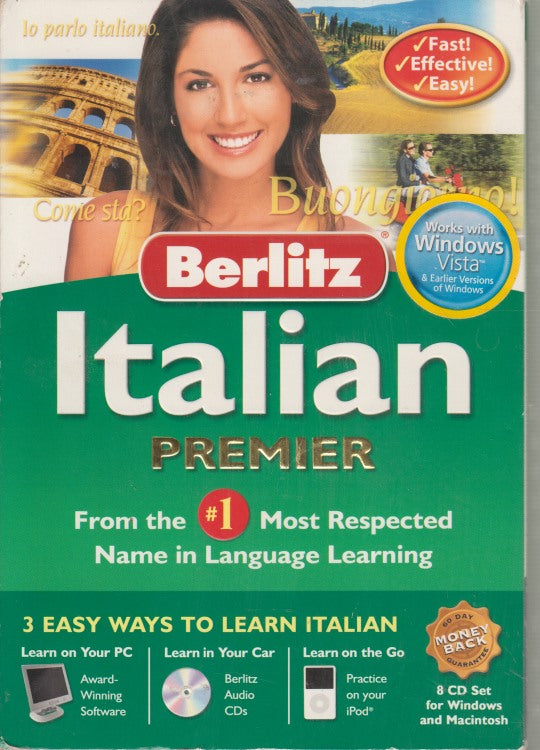 Berlitz Italian Premier 8-Disc Set