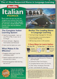 Berlitz Italian Premier 8-Disc Set