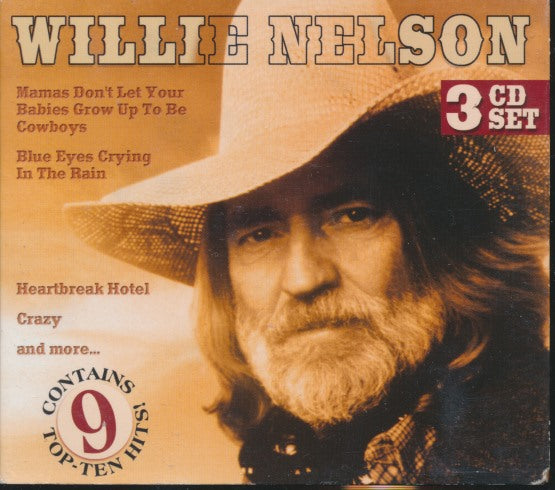 Willie Nelson: Blue Eyes Crying In The Rain / Willie & Friends / Crazy 3-Disc Set