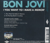 Bon Jovi: (You Want To) Make A Memory 2-Track Maxi-Single