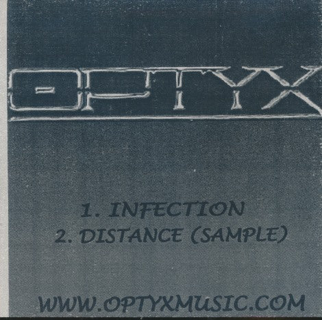 OPTYX: Infection / Distance (Sample) Promo w/ Front Artwork