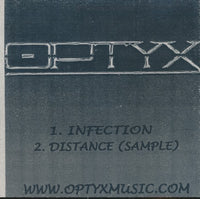OPTYX: Infection / Distance (Sample) Promo w/ Front Artwork