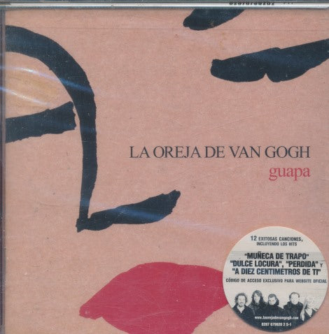La Oreja De Van Gogh: Guapa w/ Hype Sticker & Cracked Case
