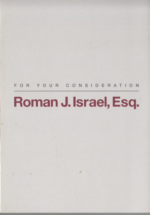Roman J. Israel, Esq. FYC