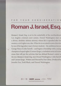 Roman J. Israel, Esq. FYC