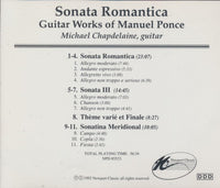 Manuel Ponce: Sonata Romantica And Other Works For The Guitar