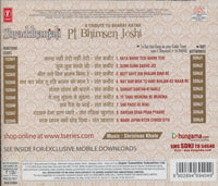 Pt. Bhimsen Joshi: Shraddhanjali: A Tribute To Bharat Ratna