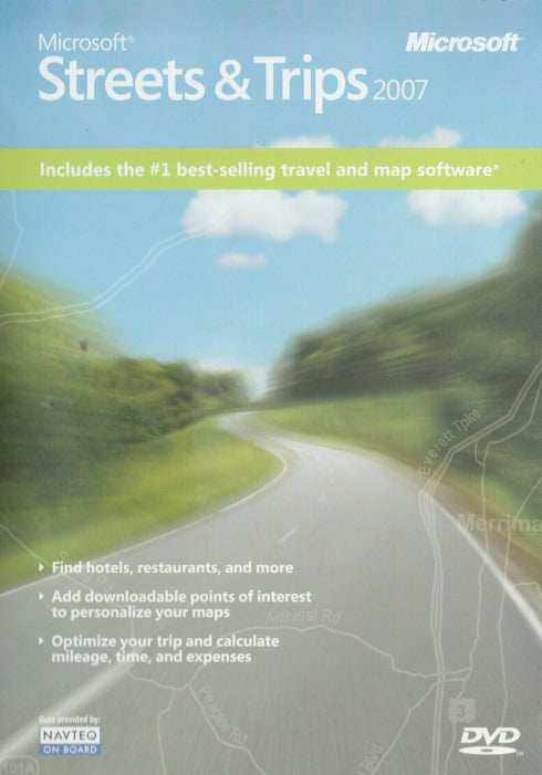 Microsoft Streets & Trips 2007 w/ Manual