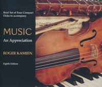Roger Kamien: Music: An Appreciation 8e 4-Disc Set