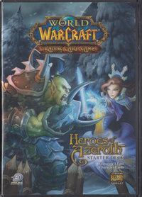 World Of Warcraft Trading Card Game: Heroes Of Azeroth Starter Deck w/ 3 Booster Packs w/ No Rulebook