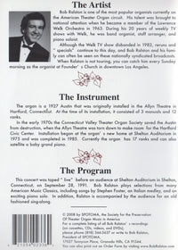 Bob Ralston Live! Playing A Theater Pipe Organ