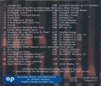 Morehouse College Glee Club: Wit And Wisdom Vol. 13