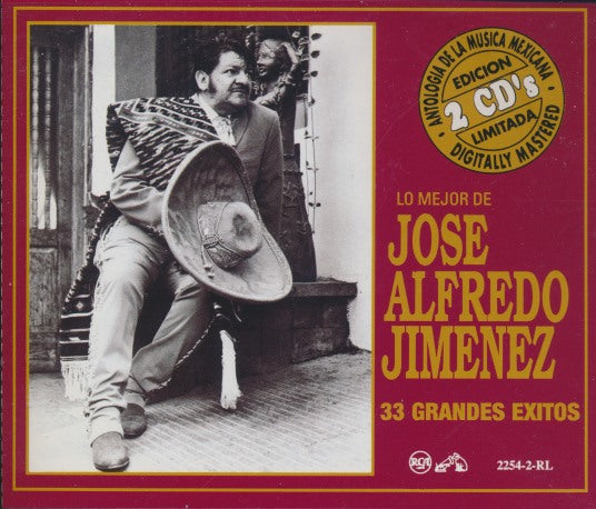 Jose Alfredo Jimenez: 33 Grandes Exitos Vol. 2