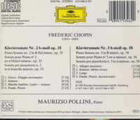 Frederic Chopin: Klaviersonate No. 2 & No. 3 w/ Back Artwork