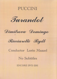 Turandot / Puccini: La Scala, 1983
