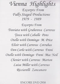 Vienna Highlights: Excerpts Of Fully Staged Productions 1979-1989