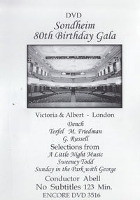 Sondheim 80th Birthday Gala