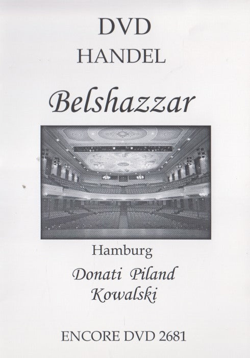 Handel: Belshazzar: Hamburg
