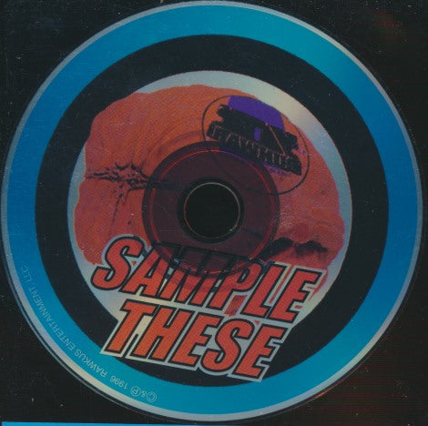 Rawkus Entertainment: Sample These Promo w/ Back Artwork