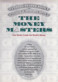 The Money Masters: How Banks Create The World's Money 2-Disc Set w/ Booklet