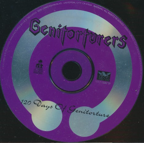 Genitorturers: 120 Days Of Genitorture w/ Back Artwork
