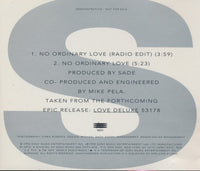 Sade: No Ordinary Love 2-Track Promo