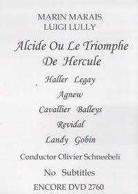 Alcide Ou Le Triomphe De Hercule: Versailles, 2005