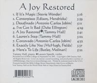 Tammy Hall: A Joy Restored: Live At Mills Jazz Cafe