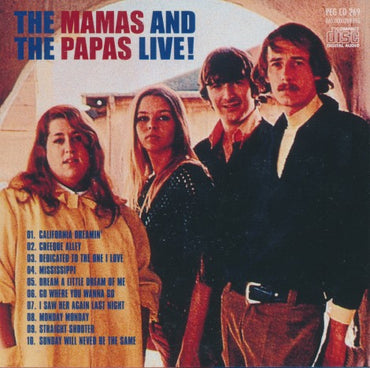 The Mamas And The Papas: Live!