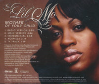 Lil' Mo: Mother Of Your Child 5-Track Promo w/ Back Artwork