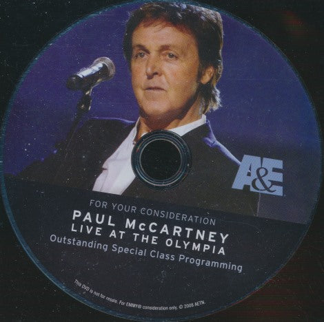 Paul McCartney: Live At The Olympia FYC  w/ No Artwork