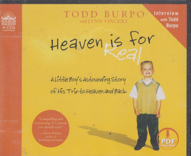 Heaven Is For Real Unabridged 4-Disc Set