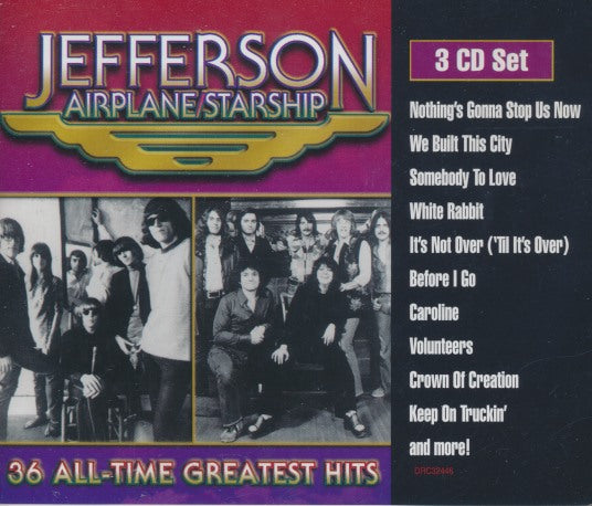 Jefferson Airplane / Starship: 36 All-Time Greatest Hits 3-Disc Set