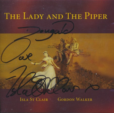 Isla St Clair & Gordon Walker: The Lady And The Piper Signed