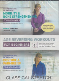 Classical Stretch: Age Reversing Workouts: Mobility & Bone Strengthening / Posture & Pain-Relief 2-Disc Set