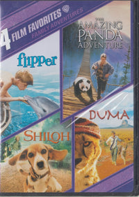 4 Film Favorites: Family Adventures: Flipper / The Amazing Panda Adventure / Duma / Shiloh 2-Disc Set