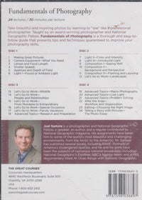 The Great Courses: Fundamentals Of Photography 4-Disc Set w/ Course Guidebook